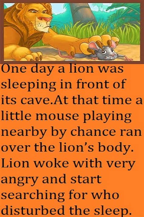 The Mouse And The Lion Aesop Stories For Kids Lion And The Mouse
