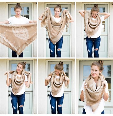 How To Wear A Blanket Scarf 5 Different Ways To Tie Them