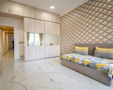 White And Grey Marble Tiles Design Livspace