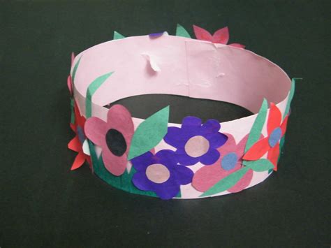 Make Spring Princess Or Fairy Flowers Crown Craft For Girls Kids