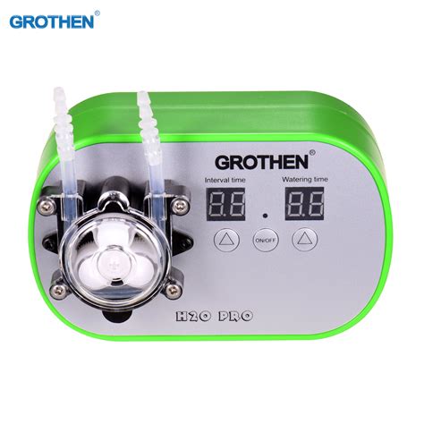 Grothen Timed Dosing Peristaltic Pump Metering Pump Smart Watering Device Amount Timing Control