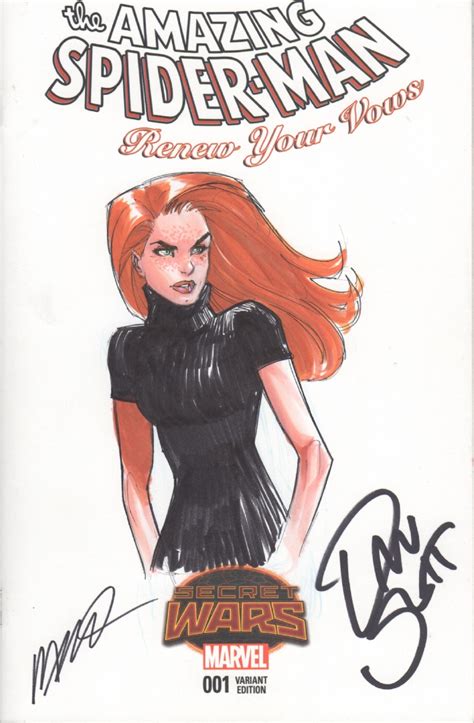 Mary Jane As Herself On Amazing Spider Man Renew Your Vows In Adam Reisinger S Mary Jane