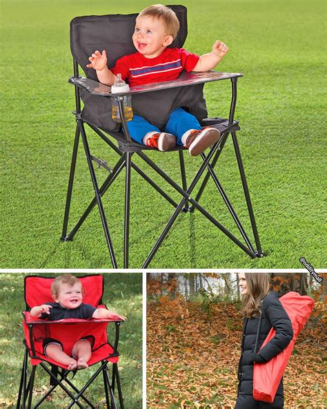 This Portable Baby High Chair Is Perfect For Camping Picnics Or Beach