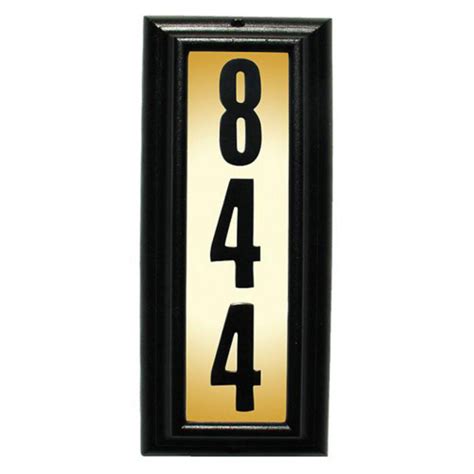QualArc Edgewood Vertical Lighted Address Plaque Antique Copper | Address plaque, Plaque, Edgewood