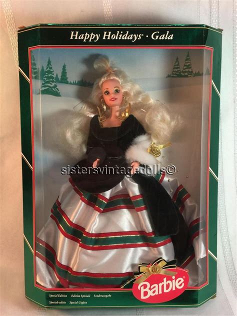 1995 Happy Holidays Barbie Special Edition Gala International Barbie