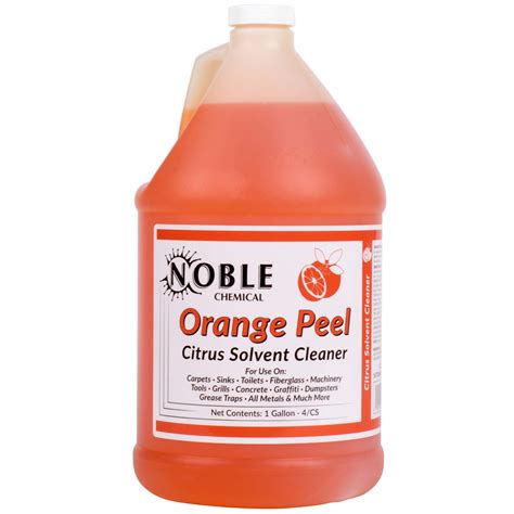 Noble Chemical 1 Gallon 128 Oz Orange Peel Citrus Solvent Cleaner