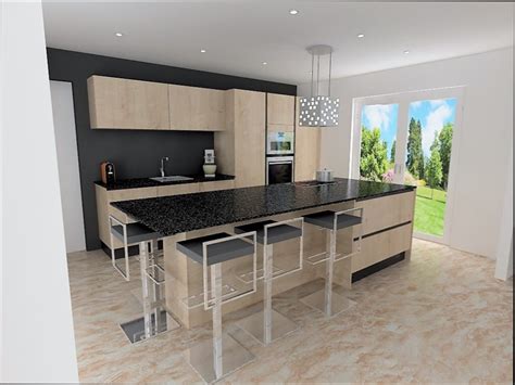 Porte de cuisine seule fantastique facade meuble de cuisine. Cuisine facade bois plan de travail noir - Atwebster.fr ...