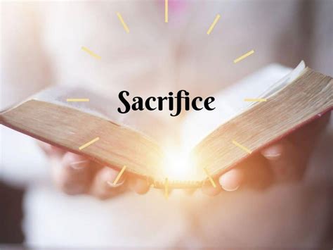 True Meaning Of Sacrifice Bible Verses About Sacrifice Hebrews