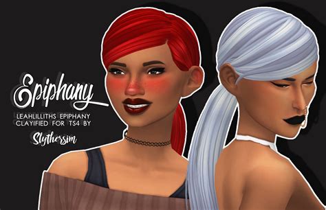 My Sims 4 Blog Perfect Illusion And Epiphany Hair Clayified By Slythersim