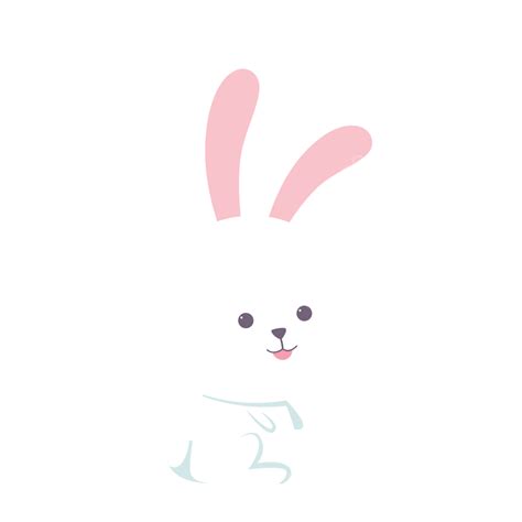 Gambar Karakter Kelinci Putih Yang Lucu Bunny Png Kelinci Kelinci