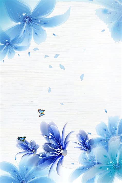 Floral Blue Flower Florist Plant Background Wallpaper Image For Free