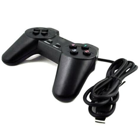 Double Shock Wired Usb 20 Plug And Play Simple Game Playing Controller