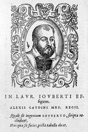 Portrait Of Joubert Laurent A Famous Teacher Of Medicine At Free