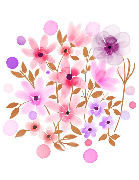Watercolour Flowers Watercolor Free Image On Pixabay