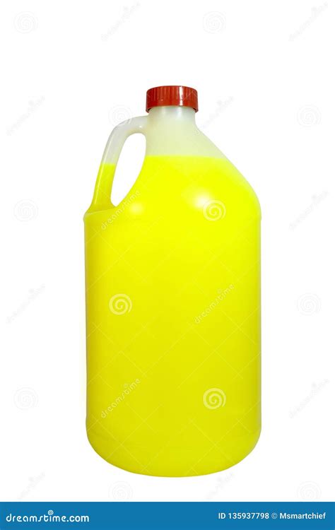 Gallon De Liquide Jaune Photo Stock Image Du Voiture 135937798