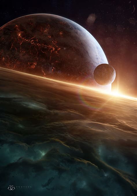Download Wallpaper 2380x3400 Planets Space Outer Space