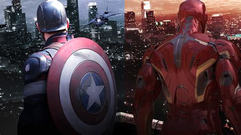 1600x900 Captain America Shield And Iron Man 1600x900 Resolution Hd 4k