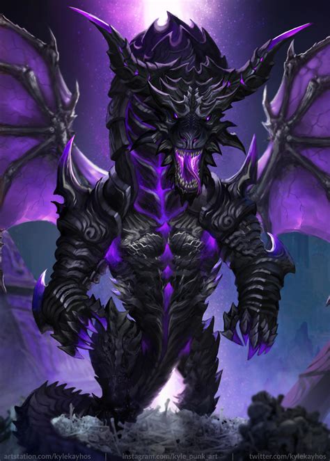 Black Dragon Dragonvault Card By Kylepunkart On Deviantart