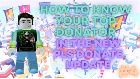 How To Know Your Top Donator In The New Pls Donate Update 😱 Roblox