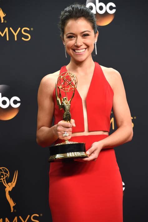 Tatiana Maslany At The Emmy Awards 2016 Popsugar Celebrity