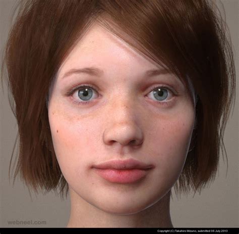 3d Modelling Woman Girl By Takahiro 24