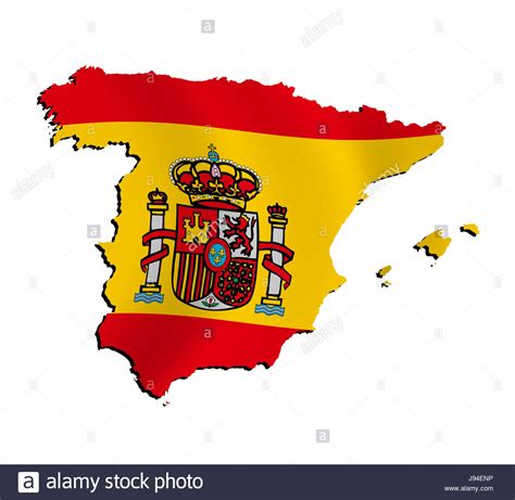 Quality spain flagge with free worldwide shipping on aliexpress. Spanien, Flagge, Grenze, Gliederung, Atlas, Karte der Welt ...