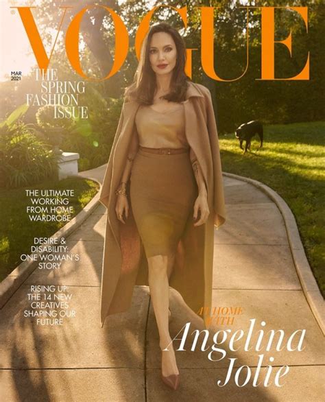 Angelina Jolie Vogue Uk 2021 Cover Photoshoot