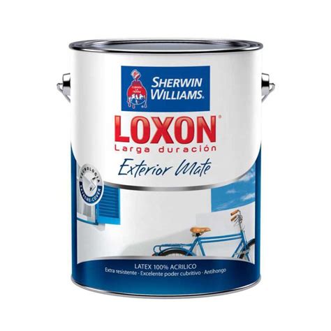 Loxon Exterior Blanco 20L Sherwin Williams Pinturerías Océano