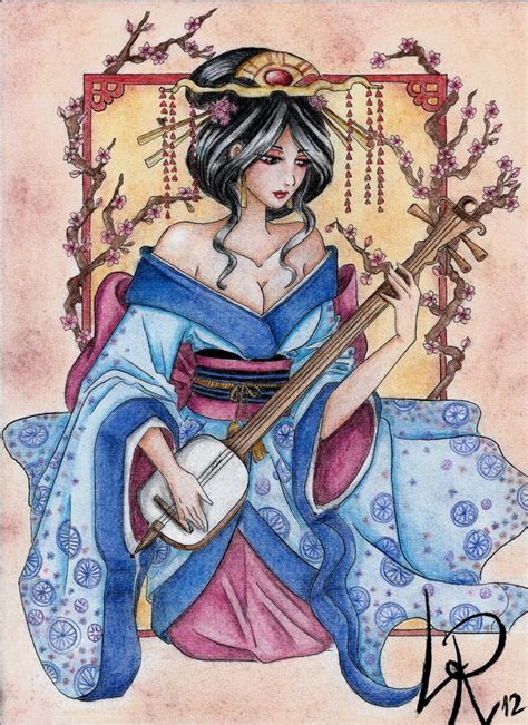 Kimono Girl By Byrsa On Deviantart