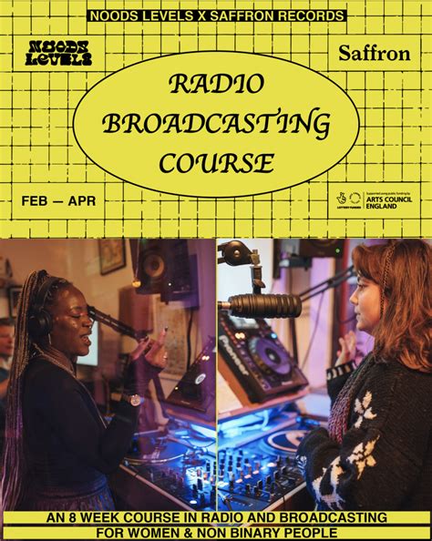 Apply For Our Spring Radio Broadcasting Course Saffron Music