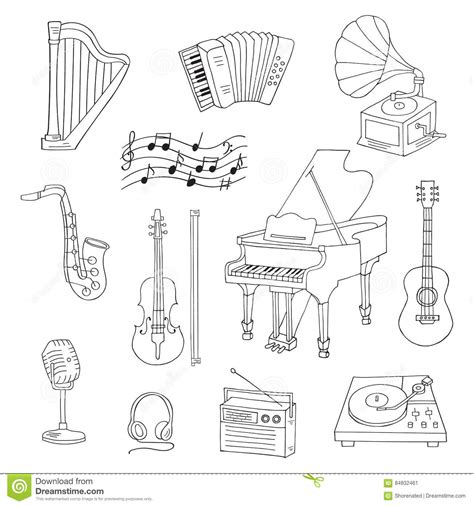 Trovi i più bei disegni da colorare su colorare.it! Strumenti Musicali Immagini Da Colorare | Colorare