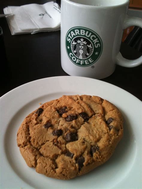 Starbucks And A Chocolate Chip Cookie