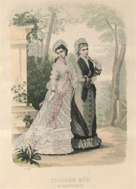 Tygodnik Mód 1876 Victorian Era Fashion 1870s Fashion Victorian Women