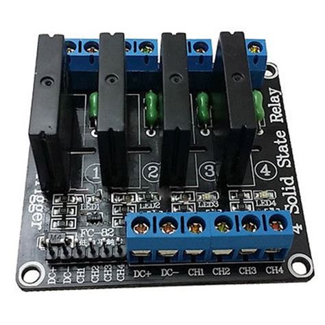 SOLID STATE RELAY MODULE 5V 4 CHANNEL LOW LEVEL TRIGGER Mikroelectron