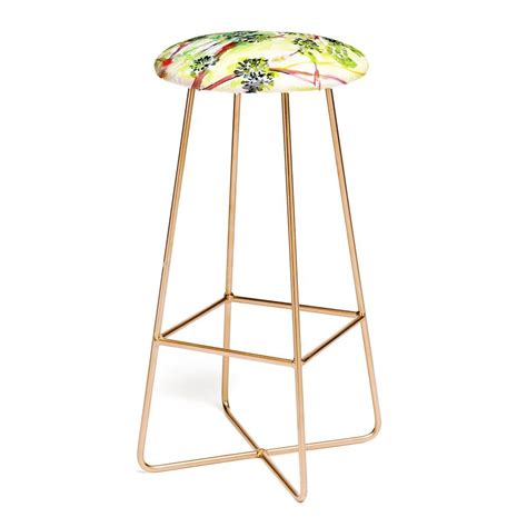 Ginette Fine Art Angelica A Modern Herbal Bar Stool Deny Designs Home Accessories Rustic Bar