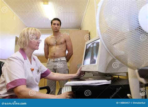 Medical Examination At The Recruitment Center Editorial Photography Image