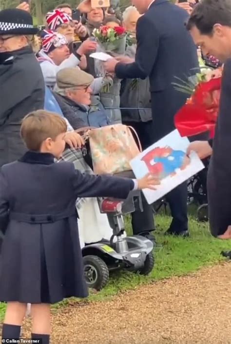 Adorable Moment Prince Louis Shares Paddington Drawing With Royal Fan Royal Family Christmas