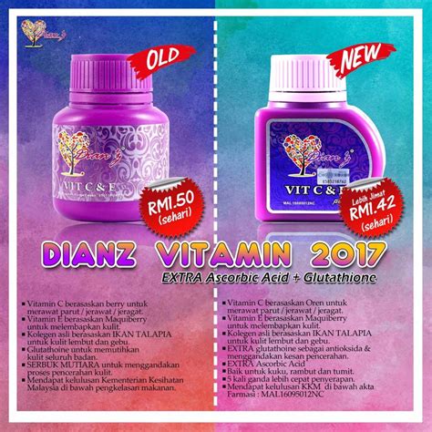 Vitamin untuk orang tua #2. Wanita Dan Kecantikan: DIANZ VITAMIN C + E & EXTRA PEARL ...