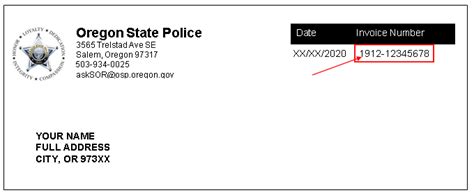Oregon State Police Annual Registration Fee Sex Offender