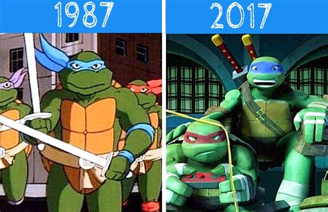 Las tortugas ninja han tenido varias series de tv. 11 transformaciones de las caricaturas a través de los años