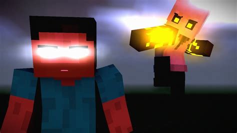 Minecraft Fight Animation Herobrine Fighting Youtube