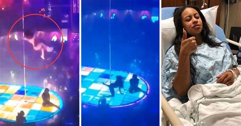 Stripper Falls Off 15 Ft Pole Breaks Jaw And Starts Twerking And People Are Calling Her A Superhero