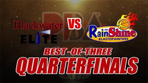 Rain or shine elasto painters. Quarterfinals: Blackwater Elite vs. Rain or Shine Elasto ...