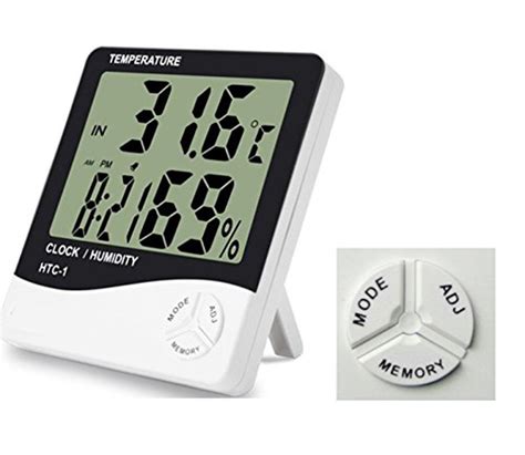 Htc 1 Indoor And Outdoor Digital Thermometer Hygrometer Feilong