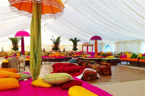 So we chalked out some unique bollywood themed decor ideas for. Colourful Indian Wedding Marquee | Marquee Hire Enfield