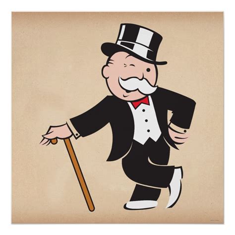 Rich Uncle Pennybags 3 Poster Custom Prints Design Your Own