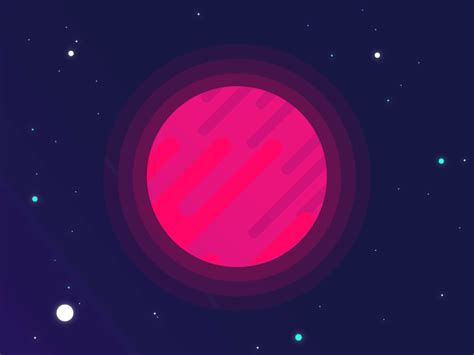 Pink Planet By Charles Morey On Dribbble