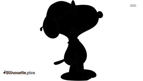 Snoopy Winter Vector Silhouette Images Pictures