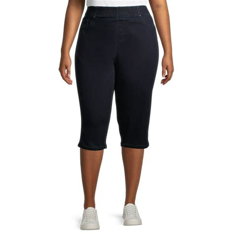 Terra And Sky Terra And Sky Womens Plus Size Stretch Pull On Denim