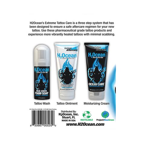 Extreme Hard To Heal Tattoo Care Kit H2ocean